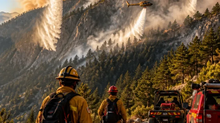 Feu du Bois Noir : fixé mais toujours actif après une semaine de combats