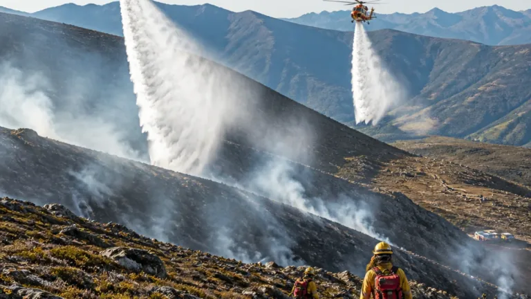 Feu en altitude à Bordes-Uchentein : 1,5 hectare brûlé, deux hélicoptères engagés