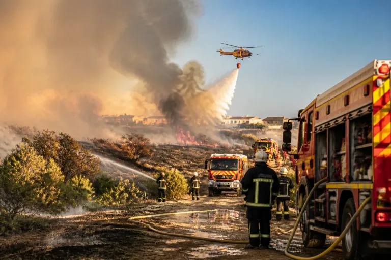 Feu maîtrisé après avoir parcouru un hectare à Châteauneuf‑les‑Martigues