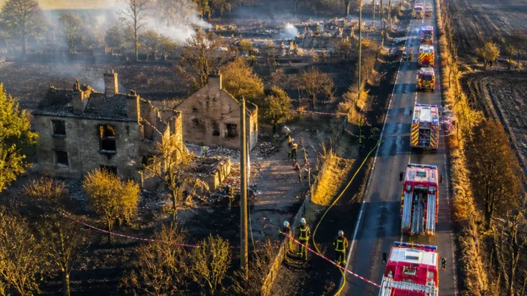 Feu majeur en Maine-et-Loire : près de 300 hectares partis en fumée et des maisons détruites