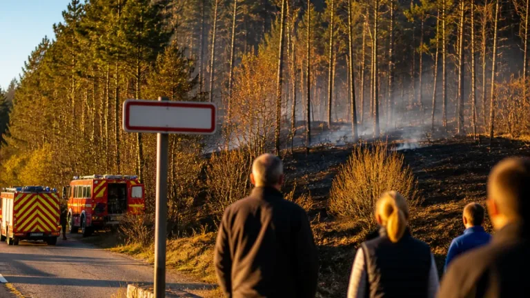 Feu signalé à Royère-de-Vassivière hier : la menace maîtrisée, les habitants invités à rester vigilants