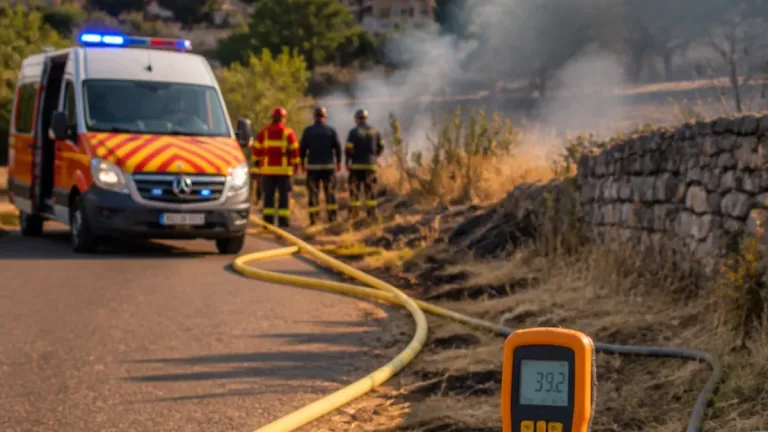 Feu signalé puis maîtrisé à Brive-la-Gaillarde : point de situation