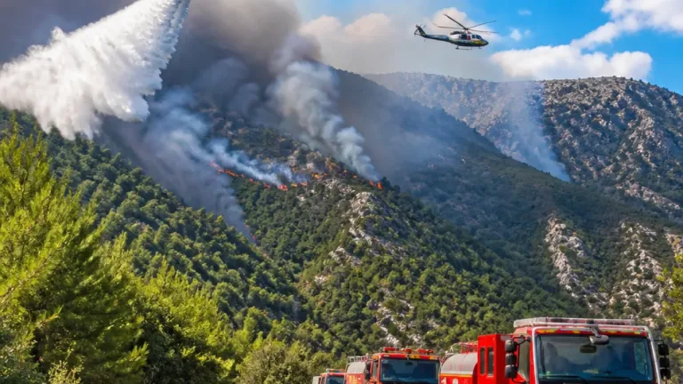 Feux à Albertacce et Corte : 300 ha brûlés, progression vers la Restonica