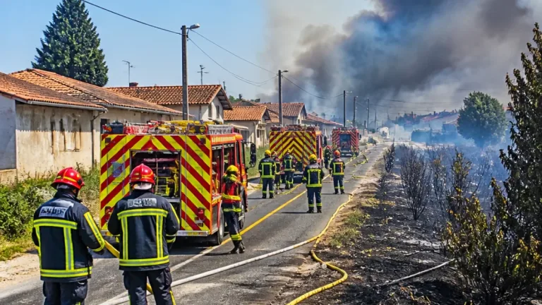 Feux dans le sud du Gers : deux foyers maîtrisés, l’un est passé au pied des maisons