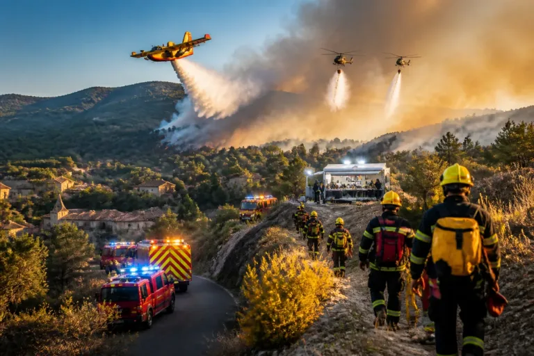 Feux dans les Hauts Cantons : plus de 1 000 pompiers mobilisés, deux sinistres majeurs en cours