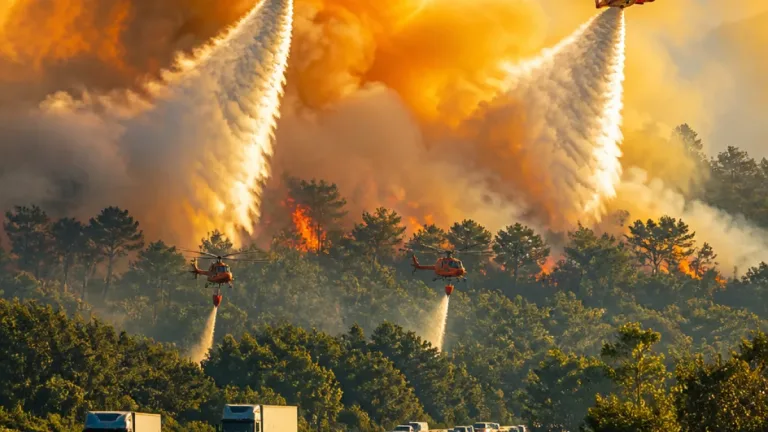 Feux en forêt de Fontainebleau : pour la première fois des bombardiers d'eau déployés en Île-de-France