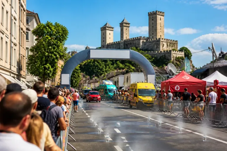 Foix accueille l'arrivée de la 4e étape du Tour de France : journée chaude et animations prévues