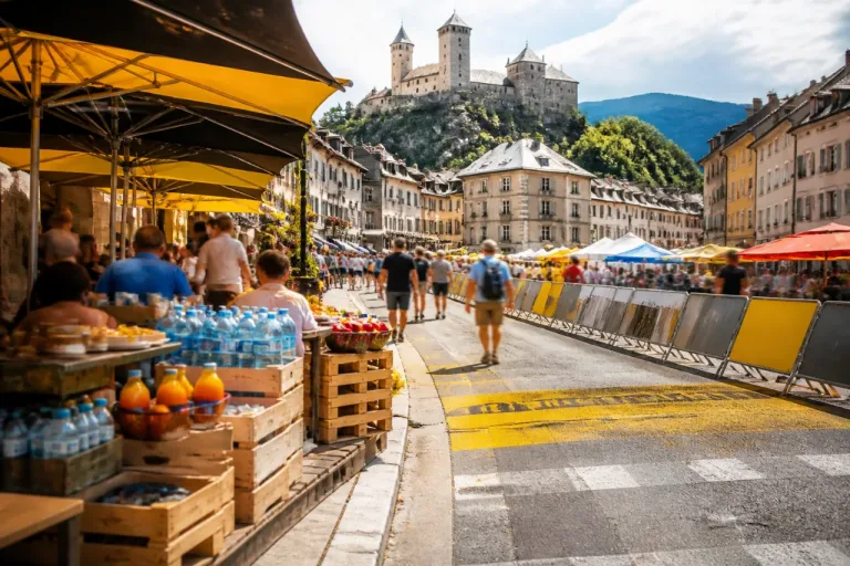 Foix se prépare à l'arrivée du Tour de France : commerçants et ville en alerte