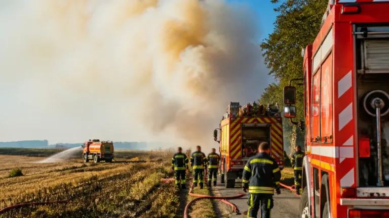 Fortes sollicitations des pompiers dans l’Eure : 88 interventions et plusieurs feux de végétation