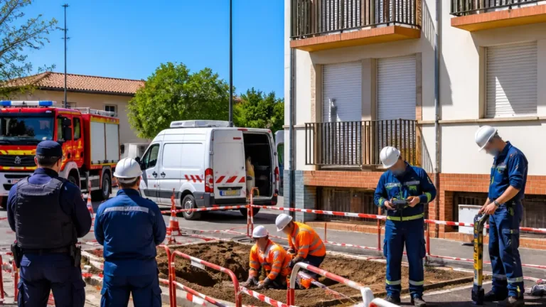Fuite de gaz à Gratentour : un immeuble évacué, plusieurs rues coupées et quartiers privés de gaz