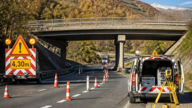 Gabarit sous le pont de Saint‑Marcel : la hauteur autorisée passe à 4,30 m sur la RN 90