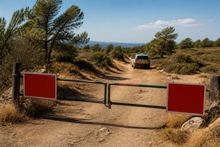 Gard: accès interdits en Costières–Petite Camargue, risque d’incendie au plus haut