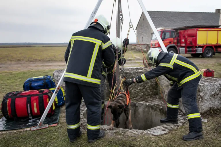 Gellainville : un chien sauvé d’un puits de 12 m par les pompiers du SDIS 28