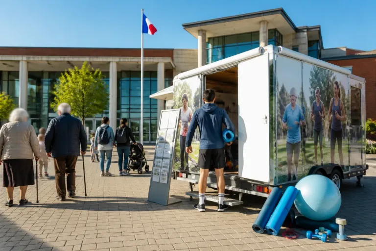 Grand Paris Sud met en route une maison « sport santé » mobile pour rapprocher l’exercice des habitants