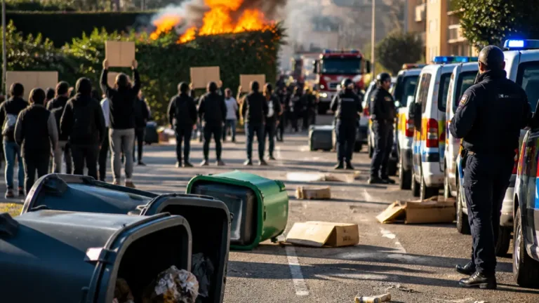 Grasse : face-à-face tendu entre lycéens et police, sept interpellations