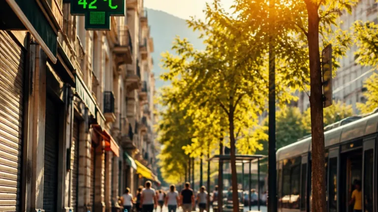 Grenoble face à une journée caniculaire : jusqu'à 42 °C attendus lundi