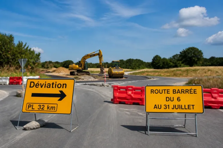 Guer–Coëtquidan: gros chantier en juillet et détour de 32 km pour les poids lourds