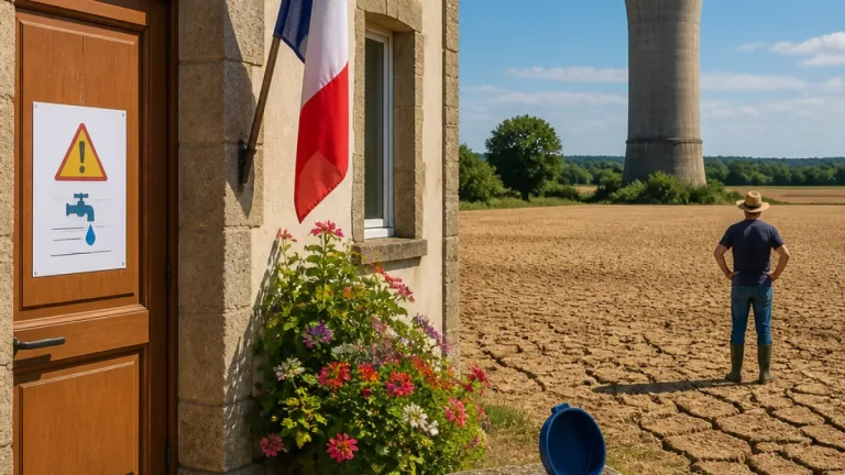 Guiscriff appelle à la sobriété après l'alerte sécheresse : « chaque goutte compte »