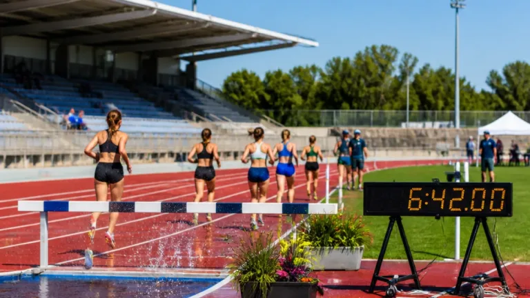 Gwladys Bouzat sacrée championne de France junior du 2000 m steeple à Charléty