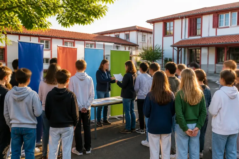 Hendaye : 25 collégiens deviennent premiers « ambassadeurs Angela » pour lutter contre le harcèlement de rue