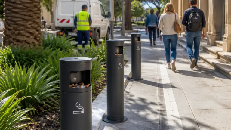 Hyères déploie 41 cendriers urbains pour réduire les mégots dans l'espace public