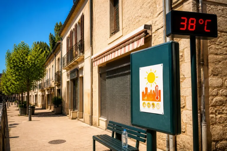 Ille‑et‑Vilaine placé en vigilance jaune : vers des pointes à 38–39 °C, conseils et dispositifs