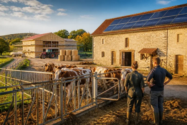 Ils ont quitté la ville pour rebâtir une ferme bio à Sellières et retrouver leur qualité de vie