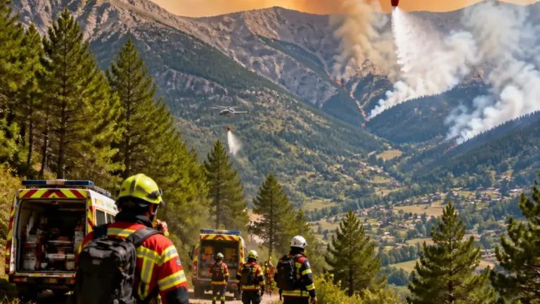 Incendie à Abriès : les pompiers mobilisés depuis plus de 24 heures