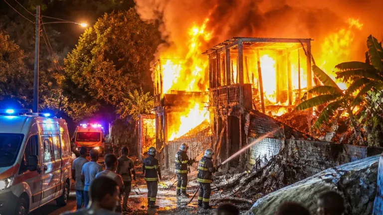 Incendie à Basse-Terre : deux maisons brûlées, trois personnes intoxiquées