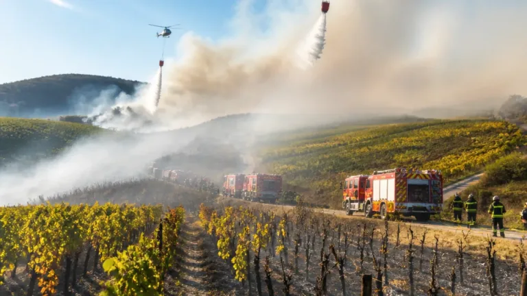 Incendie à Couchey : le feu « contenu mais pas fixé », forte mobilisation des secours