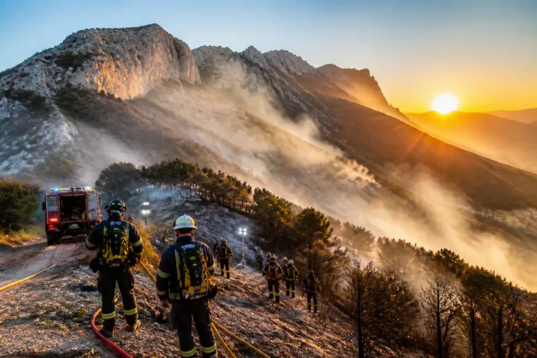Incendie à Die : plus de 200 pompiers toujours engagés sur un massif difficile d’accès