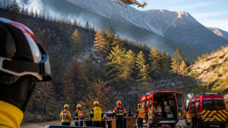Incendie à l'Argentière‑la‑Bessée : l'enjeu du jour, repérer les nouveaux points chauds