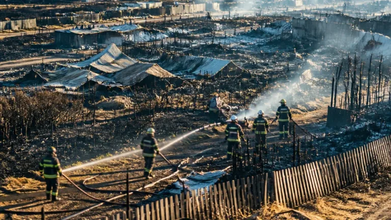 Incendie à La Plaine‑sur‑Mer : un camping en grande partie détruit, la saison compromise