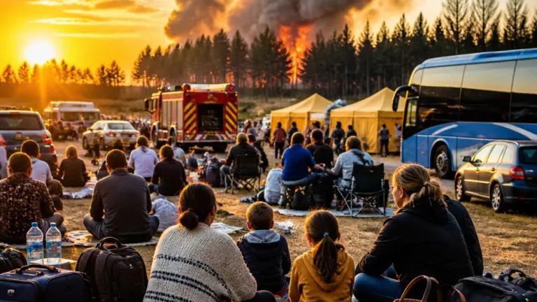 Incendie à Luglon : plus de 500 personnes évacuées, « Notre maison, c’est notre vie »