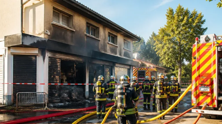 Incendie à Pinsaguel : trois commerces touchés, 19 salariés en chômage technique