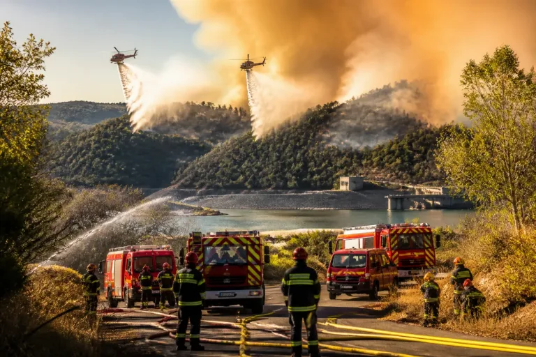 Incendie à Saint-Haon et Rauret : près de 200 pompiers mobilisés, deux reprises de feu inquiètent