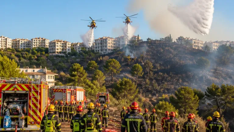 Incendie au parc des Tripodes à Nice : le feu circonscrit par les pompiers sans victime