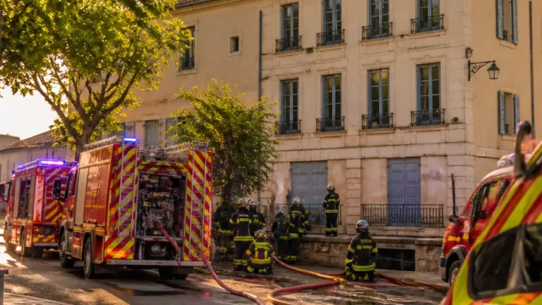 Incendie circonscrit à la buanderie d’un hôtel à Collias : pas de blessés