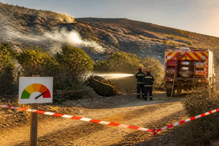 Incendie dans l’Aude: feu désormais « fixé », département en risque rouge ce week-end