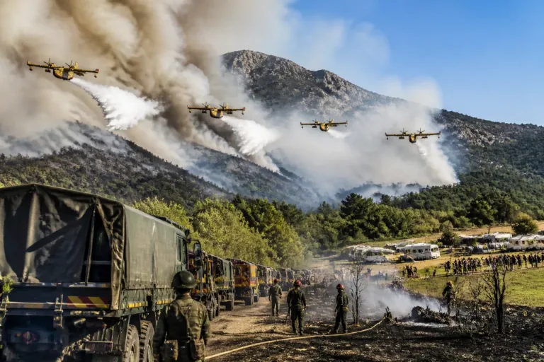 Incendie dans la Drôme : 120 militaires déployés pour soutenir les pompiers face à un feu de 3 000 ha