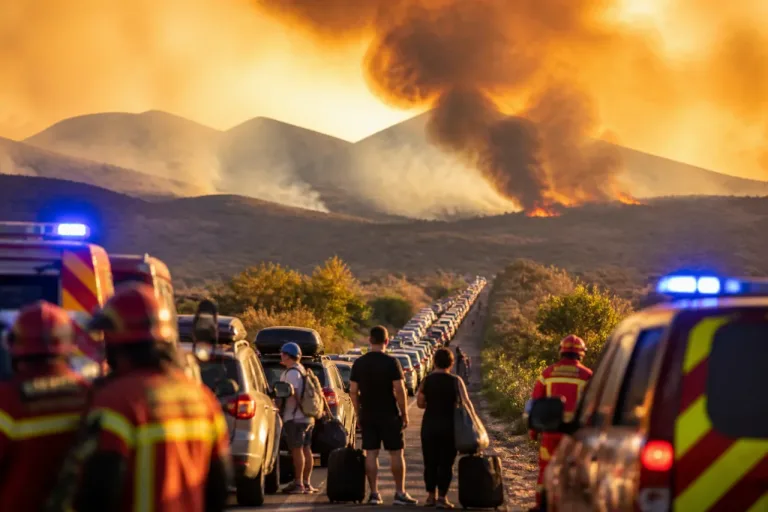 Incendie dans les Aspres : 4 600 hectares brûlés, 10 000 personnes évacuées, le feu « pas fixé »