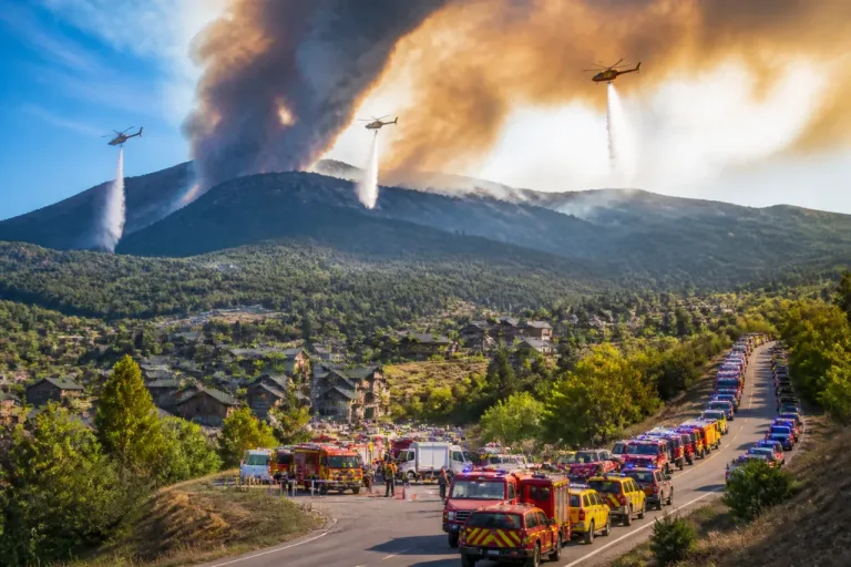 Incendie dans les Pyrénées-Orientales : la tenue de la 3e étape du Tour de France remise en cause