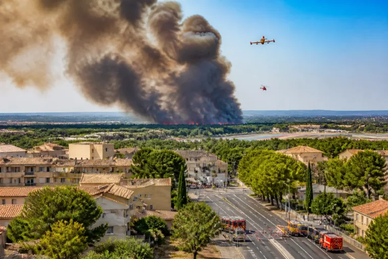Incendie de Lédenon : les flammes visibles depuis Nîmes, mobilisation importante des secours
