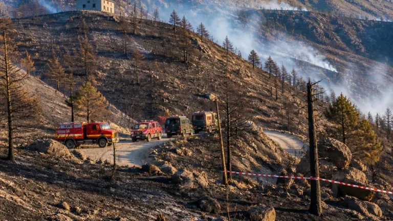 Incendie du Niolu à Albertacce : le feu fixé, surveillance maintenue après plusieurs centaines d'hectares brûlés