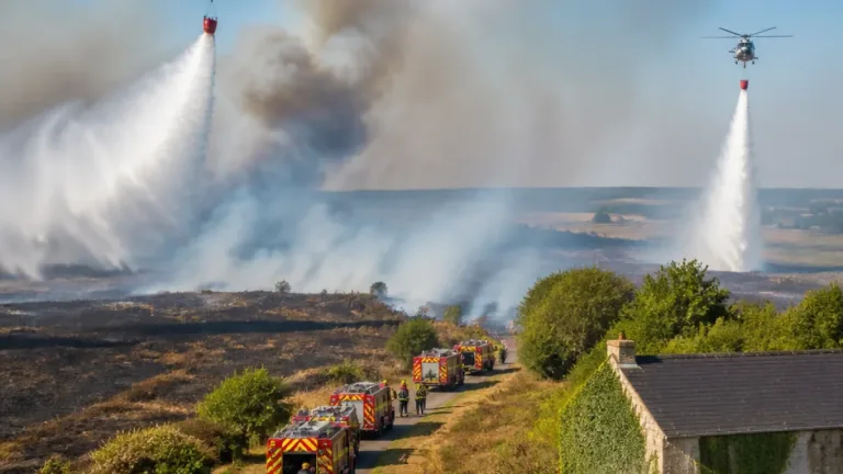 Incendie en Brenne : le feu fixé après la destruction d’environ 30 hectares