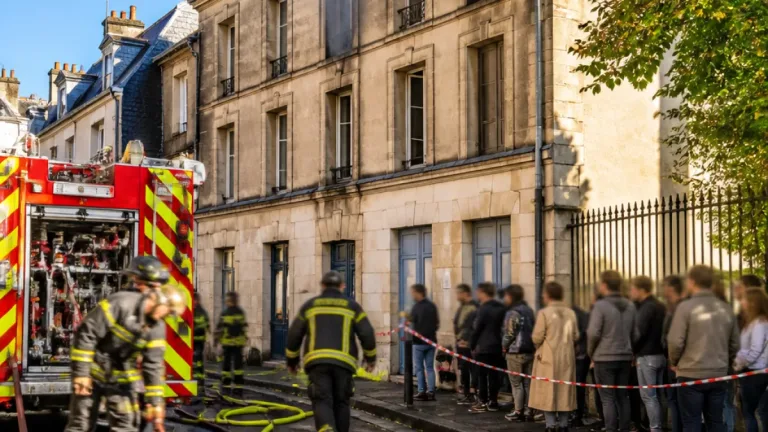 Incendie en face de l’école à Landigou : une personne évacuée, intervention maîtrisée en une heure