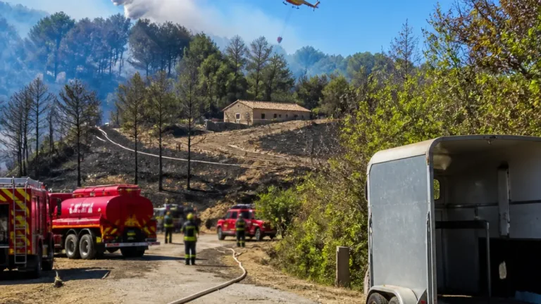 Incendie maîtrisé à Castans : 105 pompiers mobilisés après 8 à 10 hectares brûlés