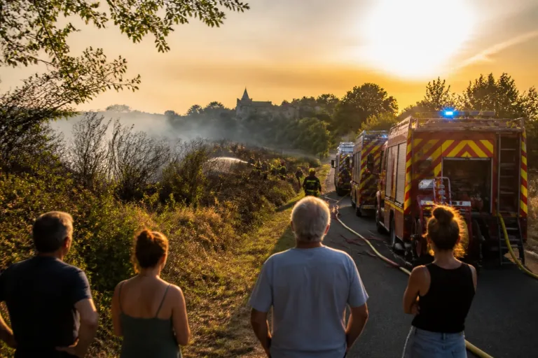 Incendie maîtrisé à Champagne (Ardèche) : intervention rapide des secours en soirée