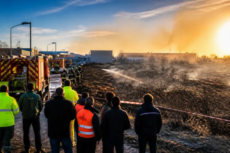 Incendie maîtrisé près de l'usine Constellium à Montreuil-Juigné : aucun bâtiment touché