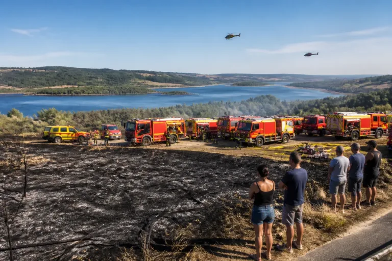 Incendie maîtrisé près de Ligeac : 127 hectares partis en fumée, aucune habitation détruite